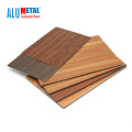 Alumetal Alucobond Wood Color 6mm 4mm ACP ACM Plate Decorative Aluminium Composite Panel Projeto Aluminio